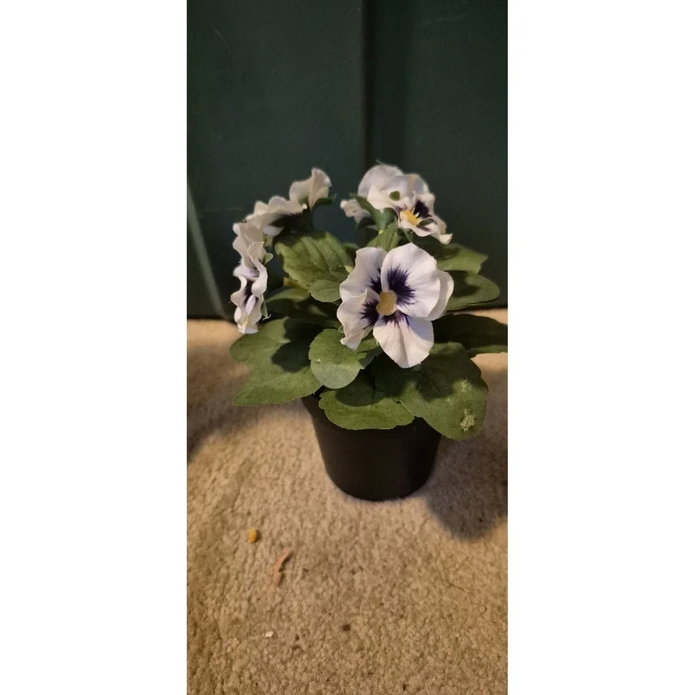 Artificial Tulips in Vase + Potted‎ Flowers Decor Set Home Decor